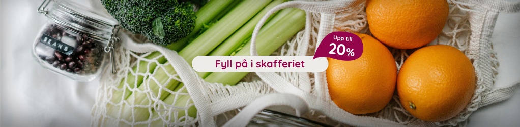 Livsmedel  upp till 20 %